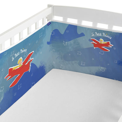 Cot protector HappyFriday Le Petit Prince Son avion Multicolour 210 x 40 cm - MES49