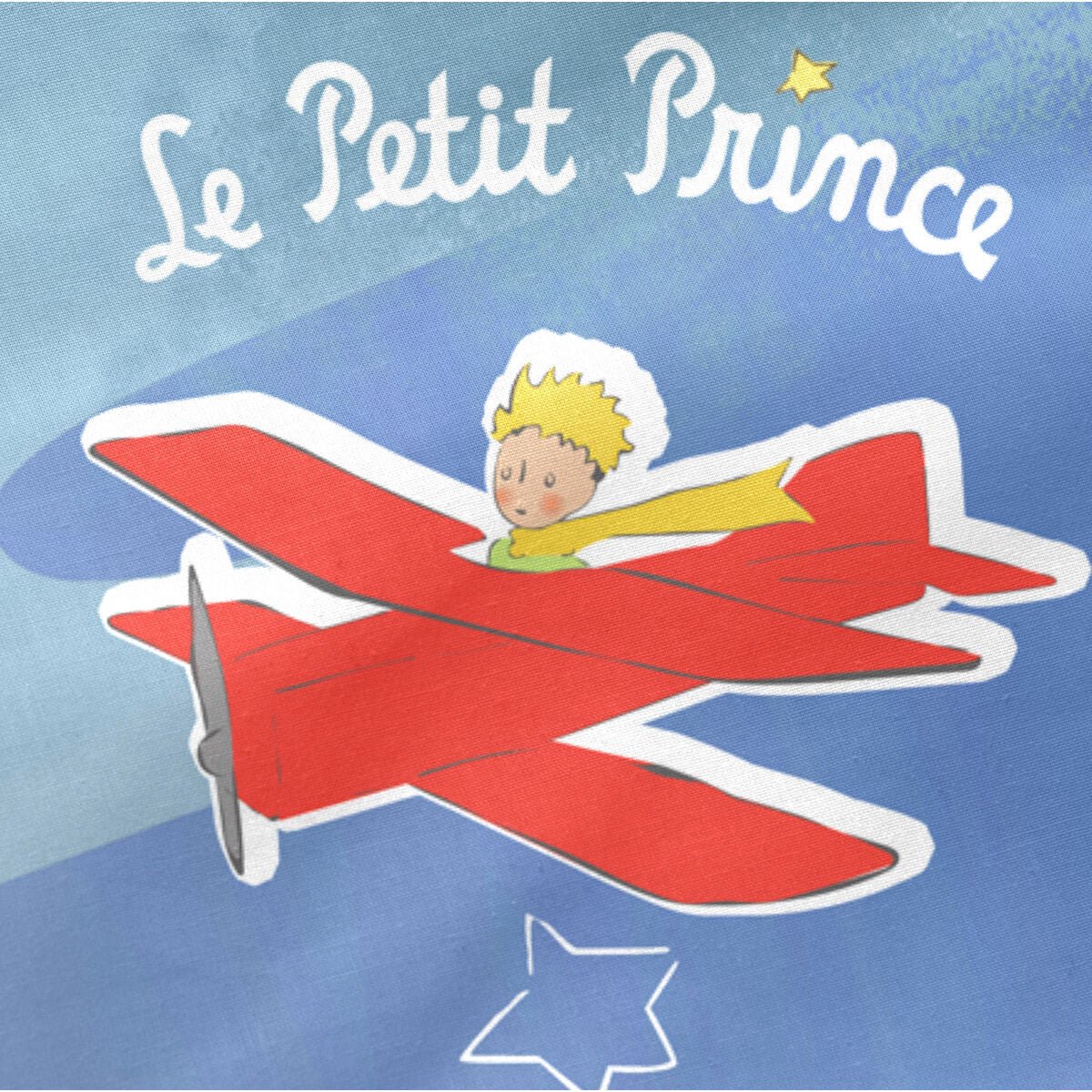 Cot protector HappyFriday Le Petit Prince Son avion Multicolour 210 x 40 cm - MES49