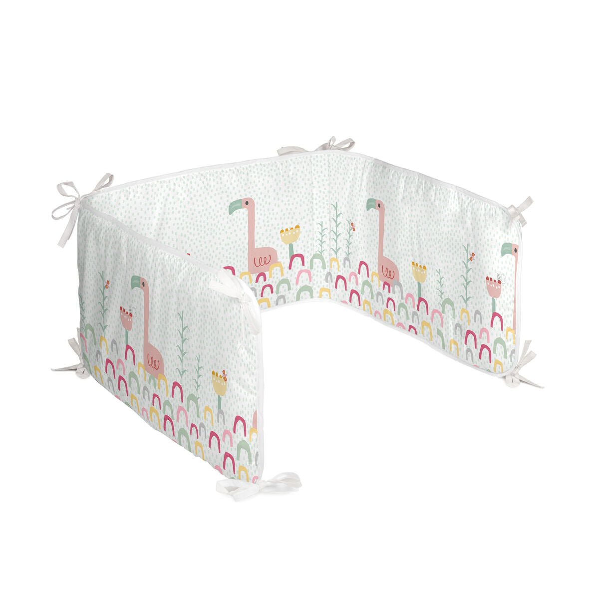 Cot protector HappyFriday Moshi Moshi Hola Multicolour 210 x 40 cm - MES49