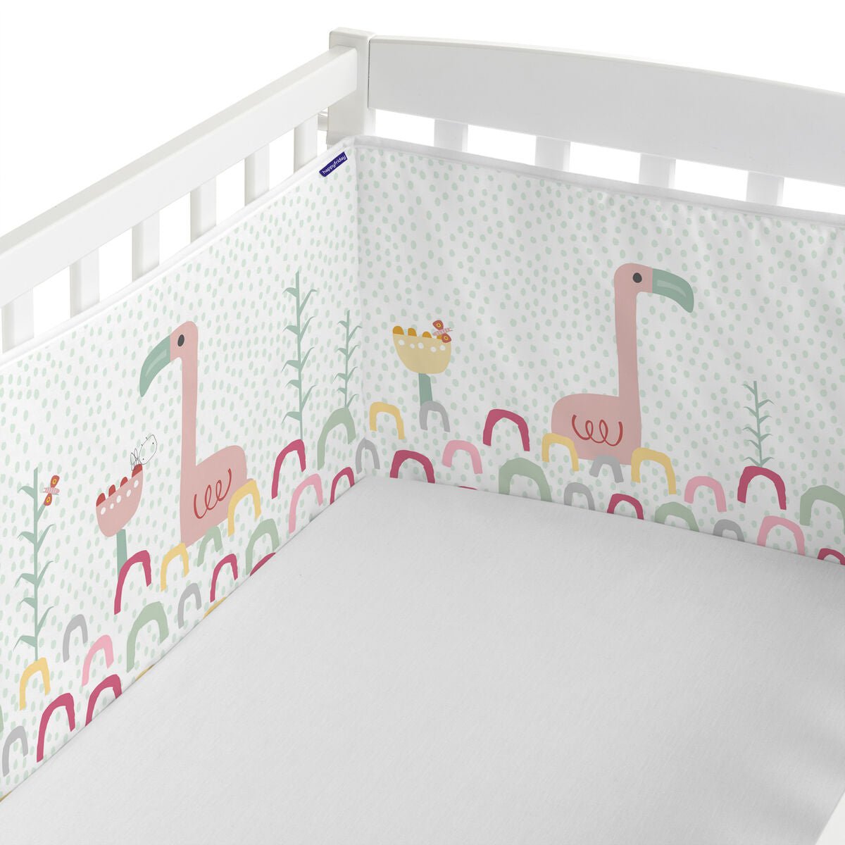 Cot protector HappyFriday Moshi Moshi Hola Multicolour 210 x 40 cm - MES49