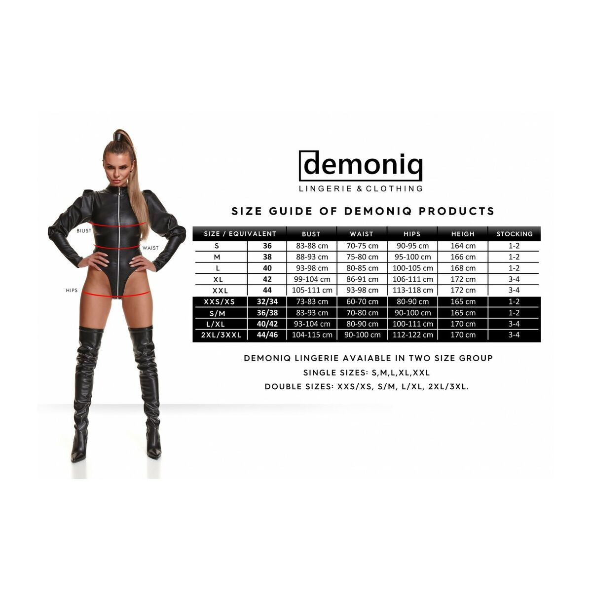 Coulotte Demoniq Black L - MES49