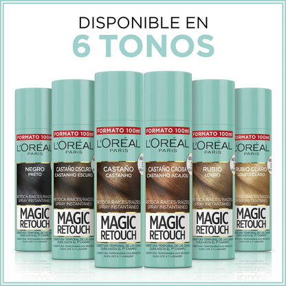 Cover Up Spray for Grey Hair L'Oreal Make Up Magic Retouch 4 - Blonde 100 ml - MES49