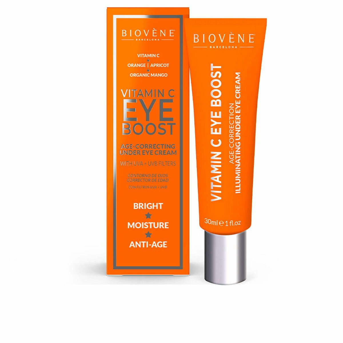 Cream for Eye Area Biovène Eye Boost Vitamin C (30 ml) - MES49