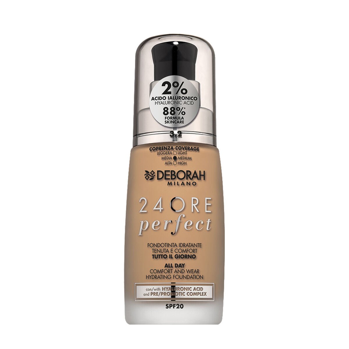 Crème Make - up Base Deborah 4ORE PERFECT Nº 3.2 - MES49