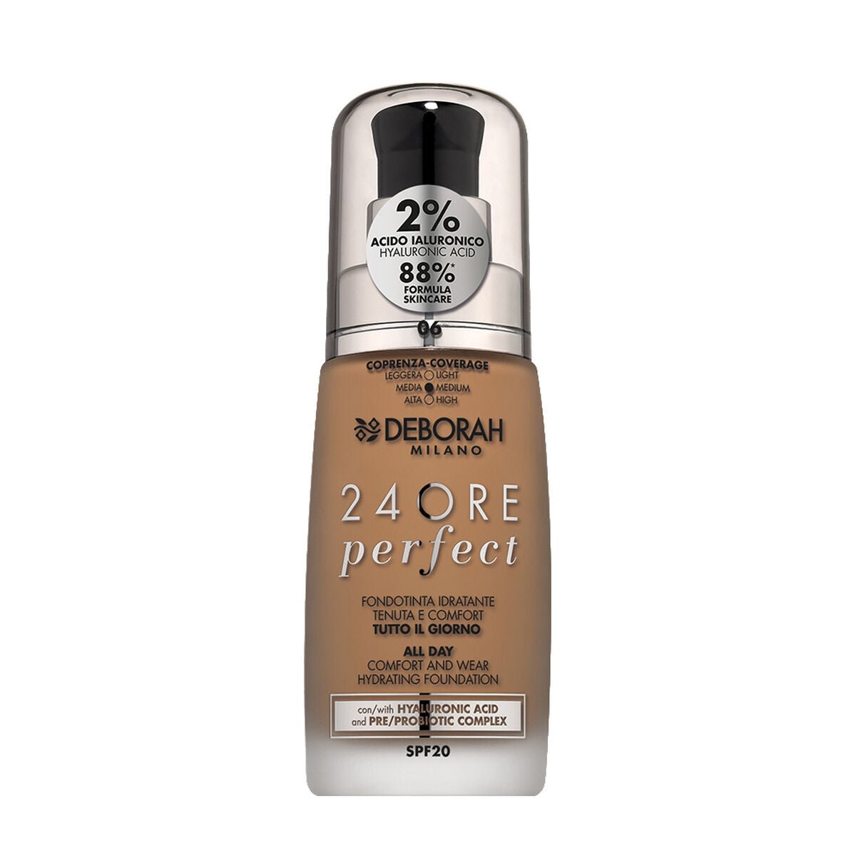 Crème Make - up Base Deborah 4ORE PERFECT Nº 6 - MES49