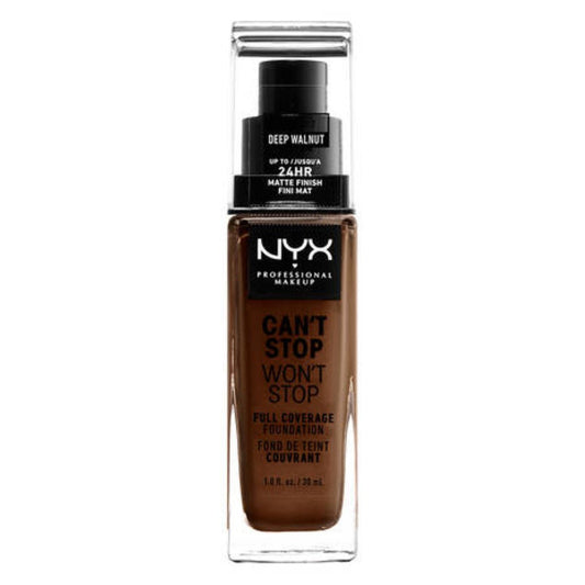 Crème Make - up Base NYX Can't Stop Won't Stop deep walnut (30 ml) - MES49