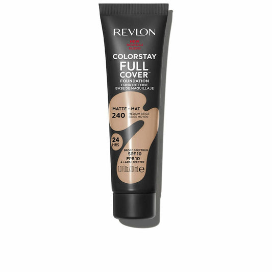 Crème Make - up Base Revlon ColorStay Full Cover Nº 240 Medium Beige 30 ml - MES49