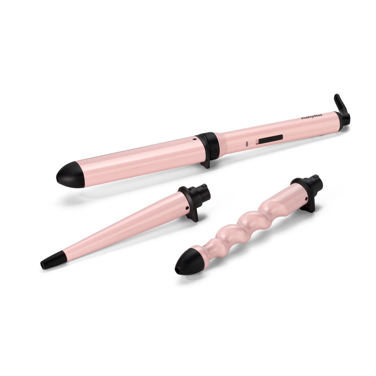 Curling Tongs Babyliss Curl and Wave Trio Ceramic Pink - MES49