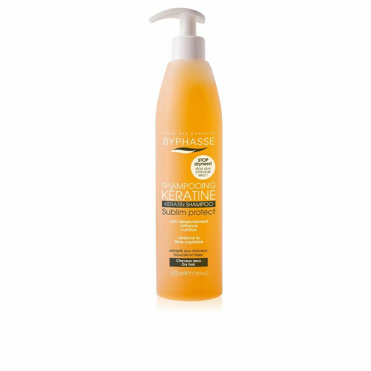 Dermo - protective Shampoo Byphasse 1000052029 Anti - drying Keratin 250 ml - MES49