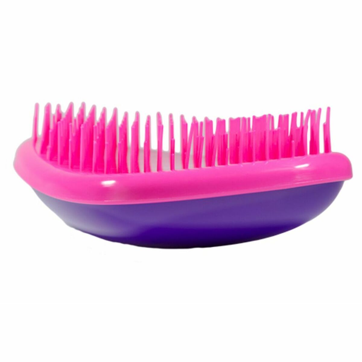 Detangling Hairbrush Detangler Purple Fuchsia - MES49