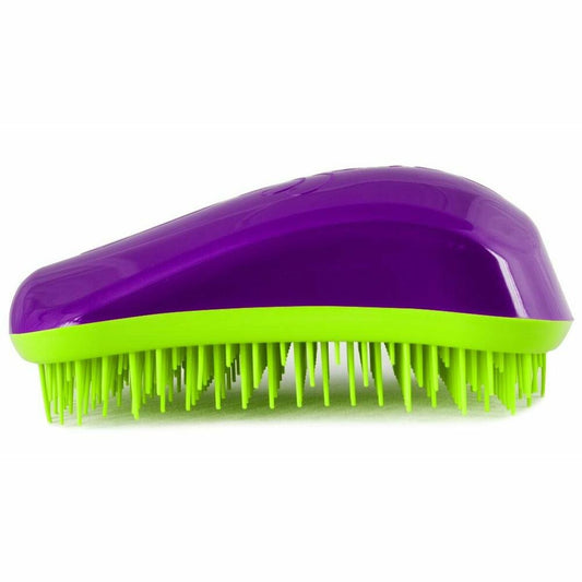 Detangling Hairbrush Detangler Purple Lime - MES49