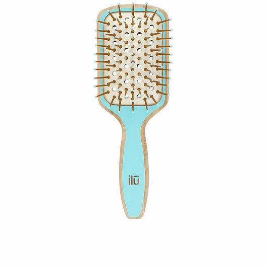 Detangling Hairbrush Ilū Bamboom Blue Squared - MES49