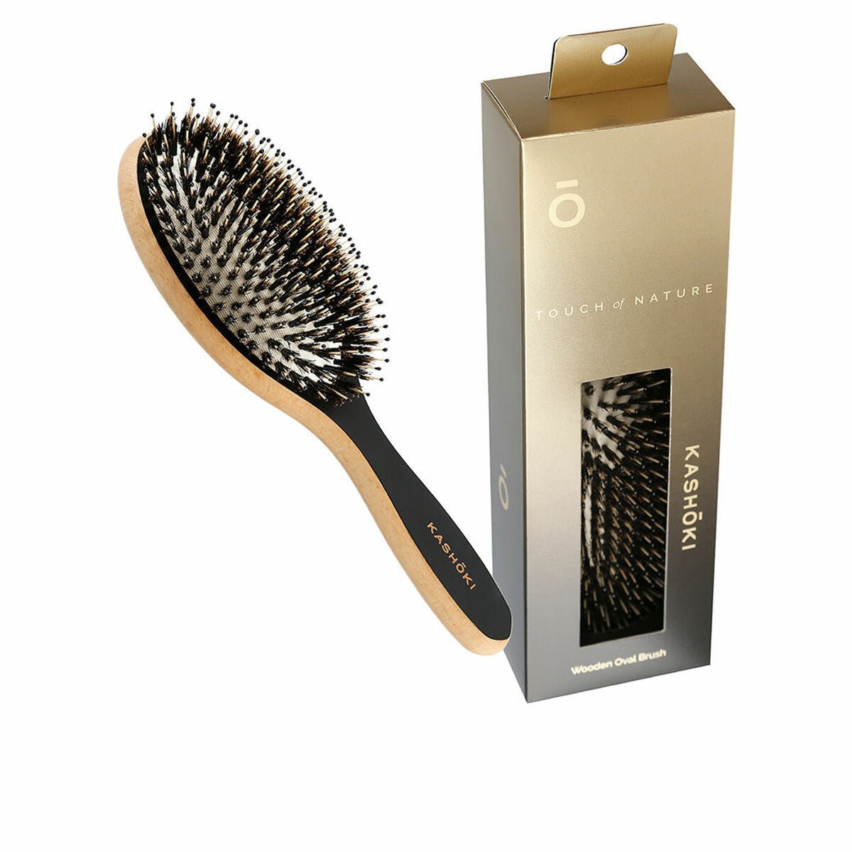 Detangling Hairbrush Kashōki Touch Of Nature Oval - MES49