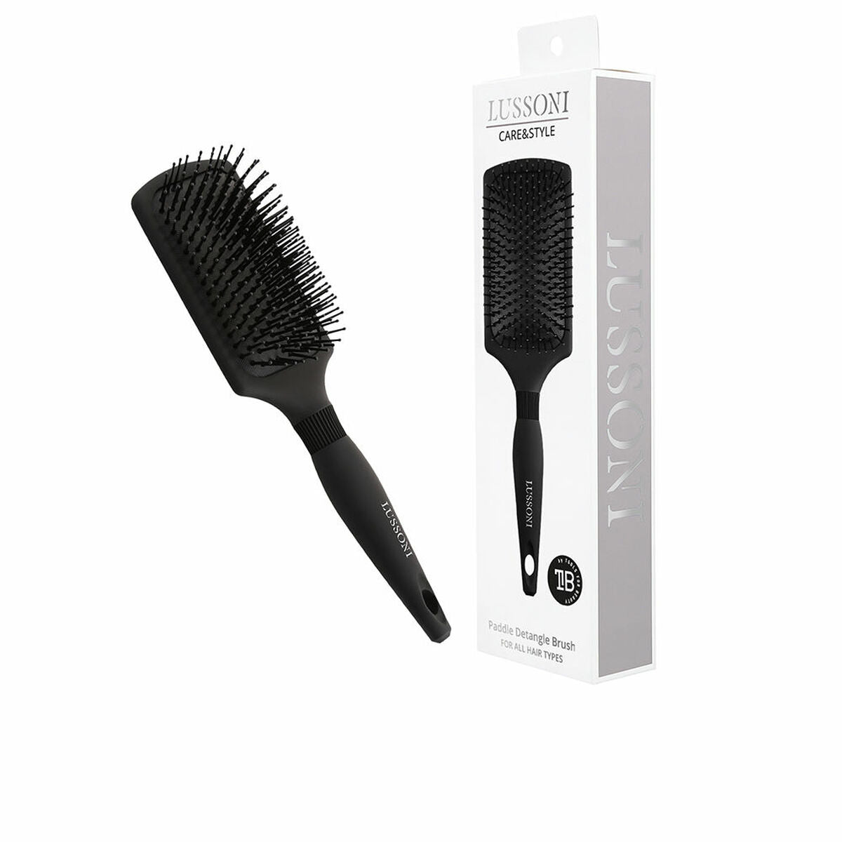 Detangling Hairbrush Lussoni Care Style Squared - MES49