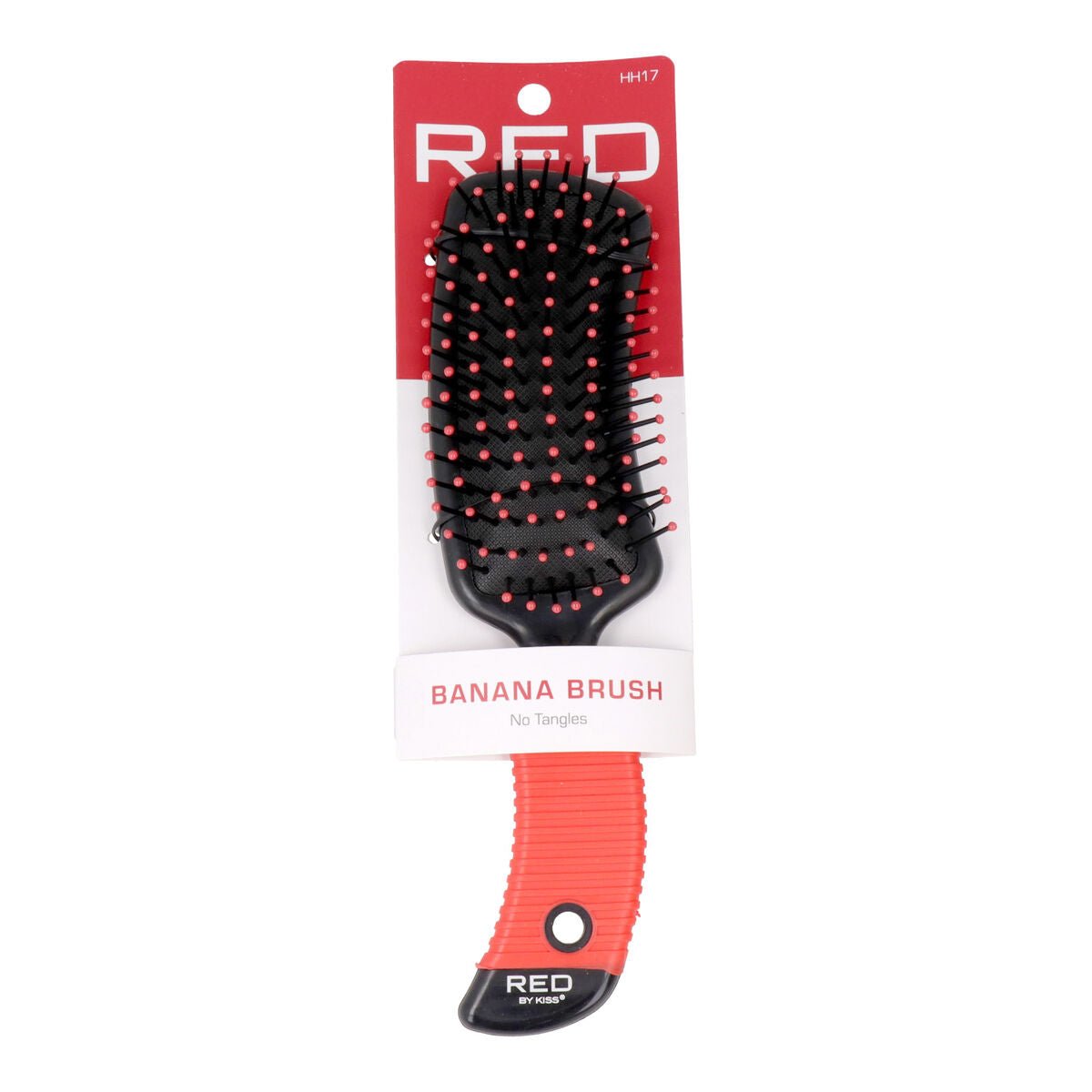 Detangling Hairbrush Red Kiss Kiss Professional - MES49