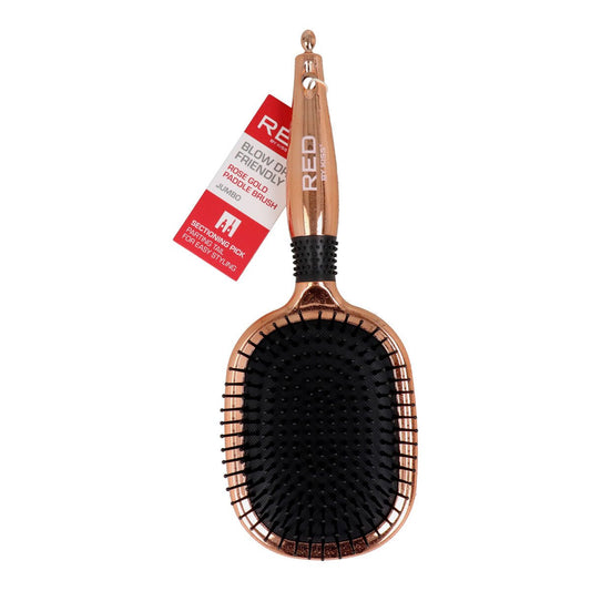 Detangling Hairbrush Red Kiss Kiss Rose - MES49