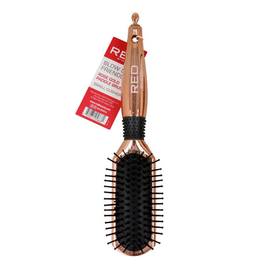 Detangling Hairbrush Red Kiss Kiss Rose - MES49