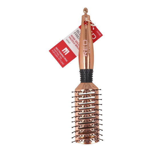 Detangling Hairbrush Red Kiss Kiss Rose - MES49