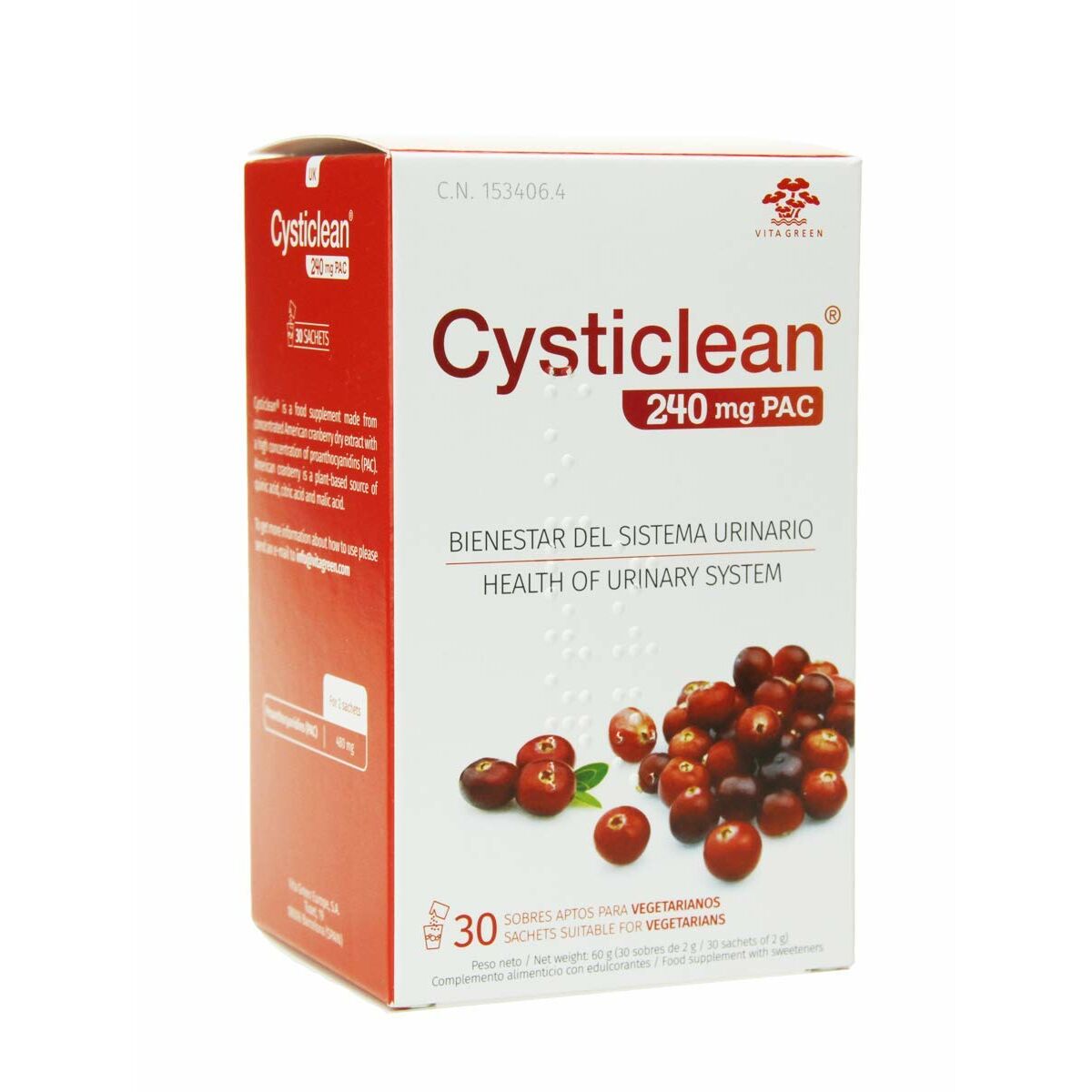 Digestive supplement CYSTICLEAN Classic 30 Units - MES49