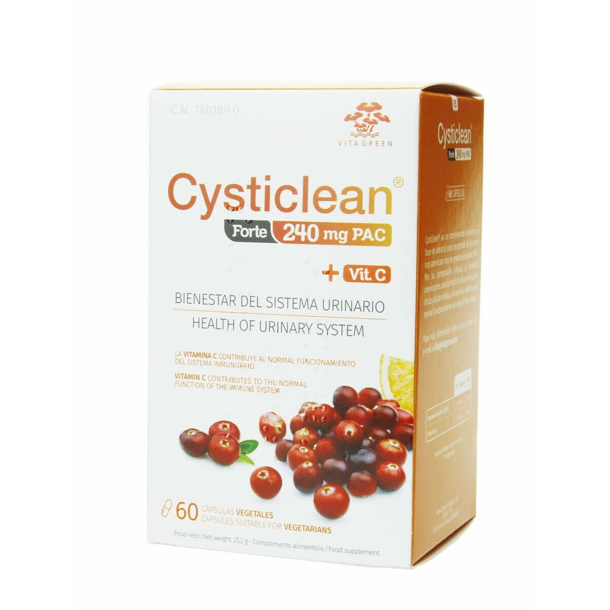 Digestive supplement CYSTICLEAN Forte 60 Units - MES49