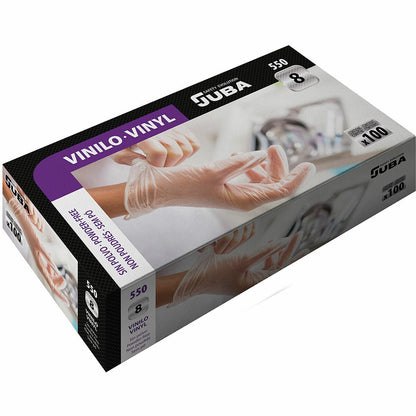 Disposable Gloves JUBA Powder - free Box (100 Units) - MES49