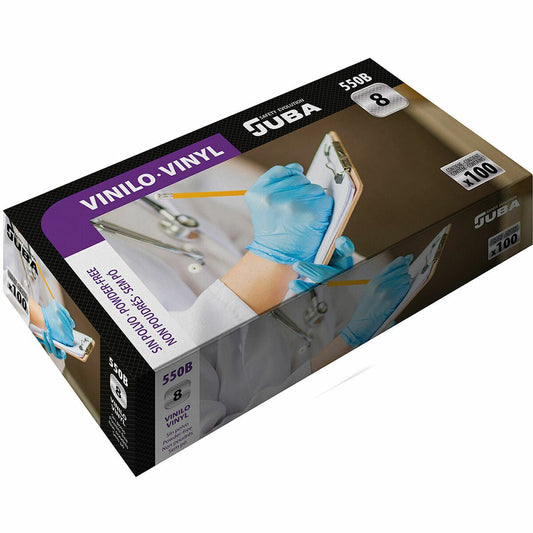 Disposable Gloves JUBA Powder - free Box (100 Units) - MES49