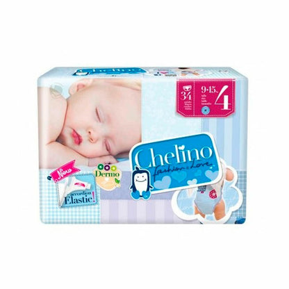 Disposable nappies Chelino 3602484 (6 Units) (34 uds) - MES49