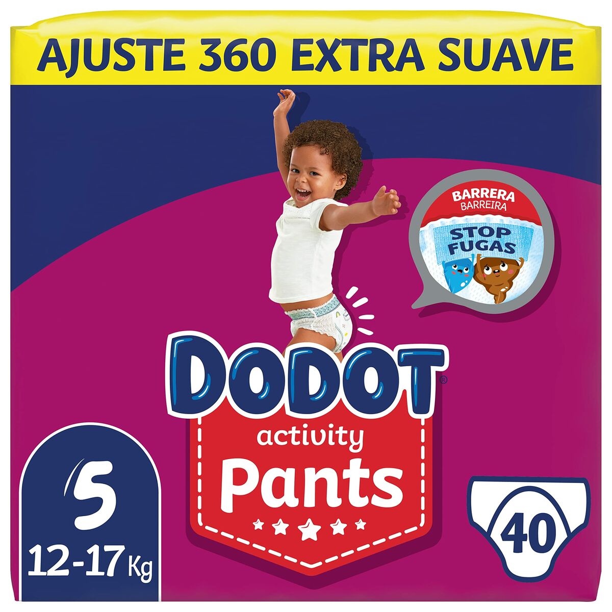 Disposable nappies Dodot Dodot Pants Activity 5 12 - 17 kg - MES49