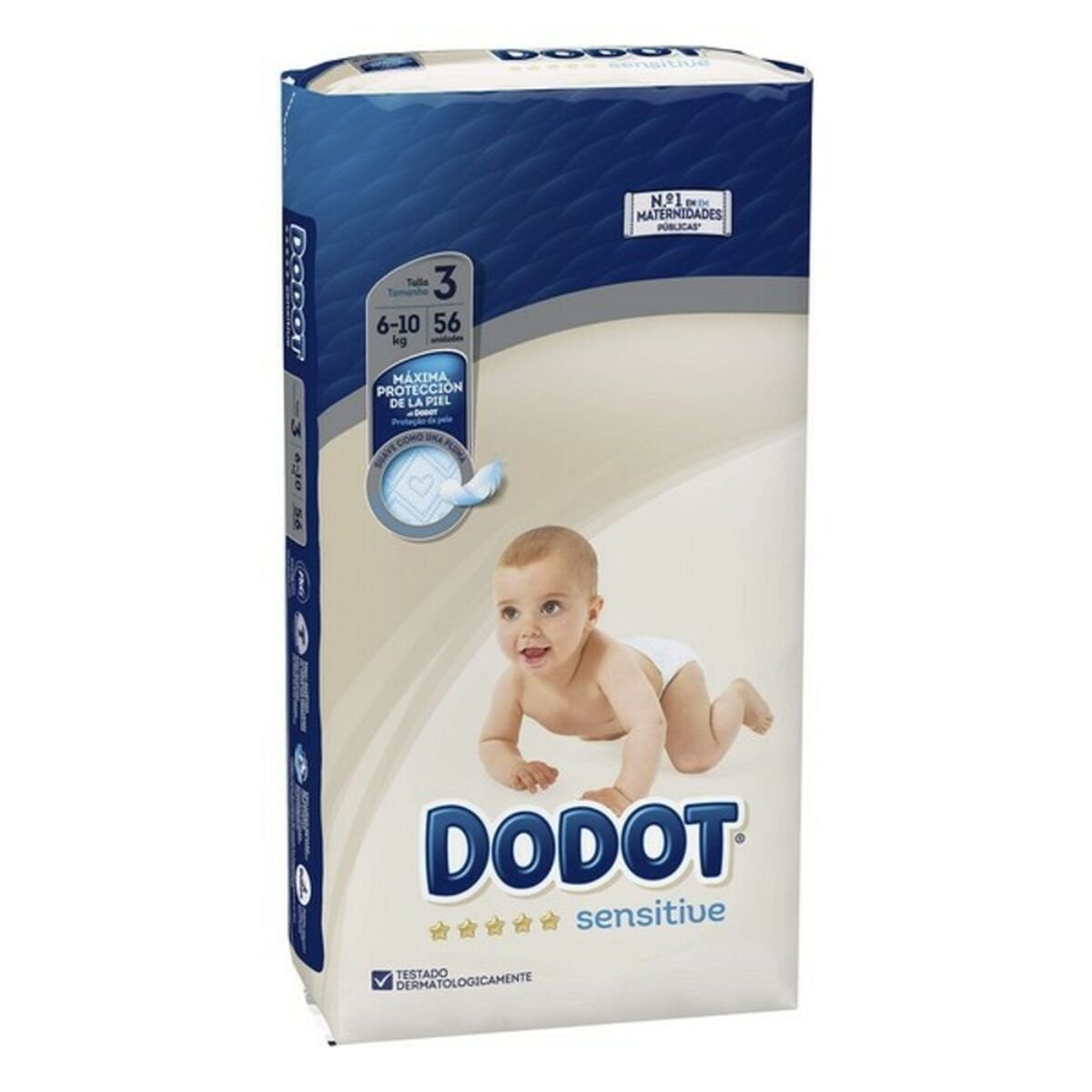 Disposable nappies Sensitive Dodot Dodot Sensitive (56 uds) - MES49