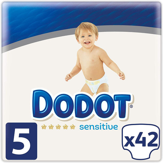 Disposable nappies Sensitive T5 11 - 16 kg Dodot (42 pcs) - MES49