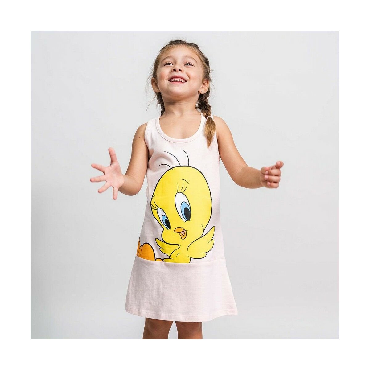 Dress Looney Tunes Pink - MES49