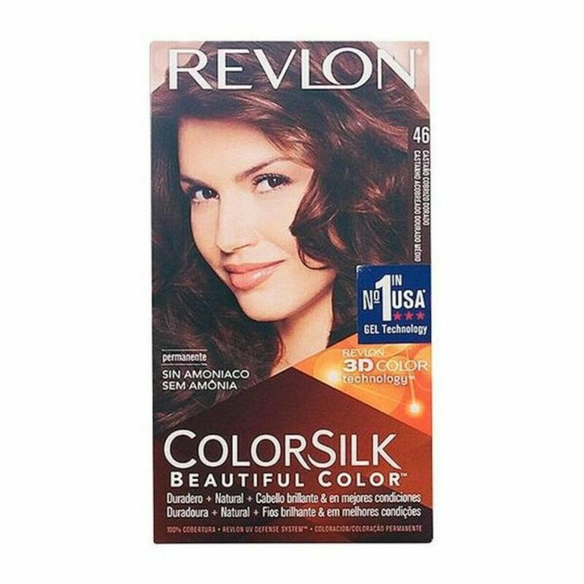 Dye No Ammonia Colorsilk Revlon 26889 Golden Copper Chestnut (1 Unit) - MES49