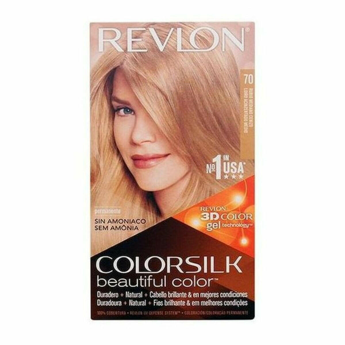 Dye No Ammonia Colorsilk Revlon 7239919070 Light Ash Blonde (1 Unit) - MES49