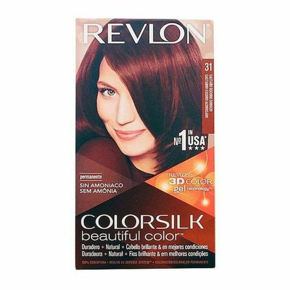 Dye No Ammonia Colorsilk Revlon 7243257031 Dark Copper Chestnut (1 Unit) - MES49