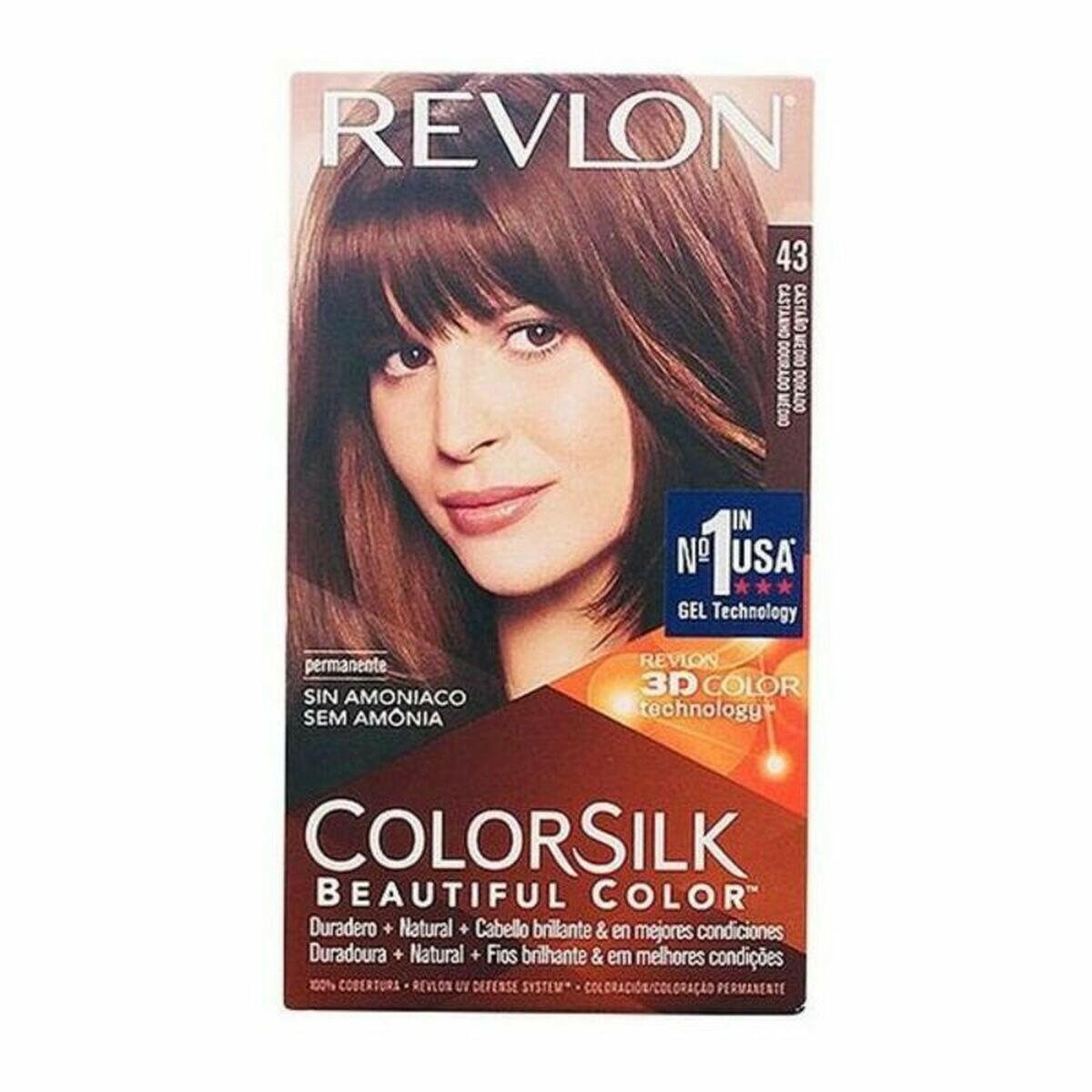 Dye No Ammonia Colorsilk Revlon CS Golden Brown (1 Unit) - MES49