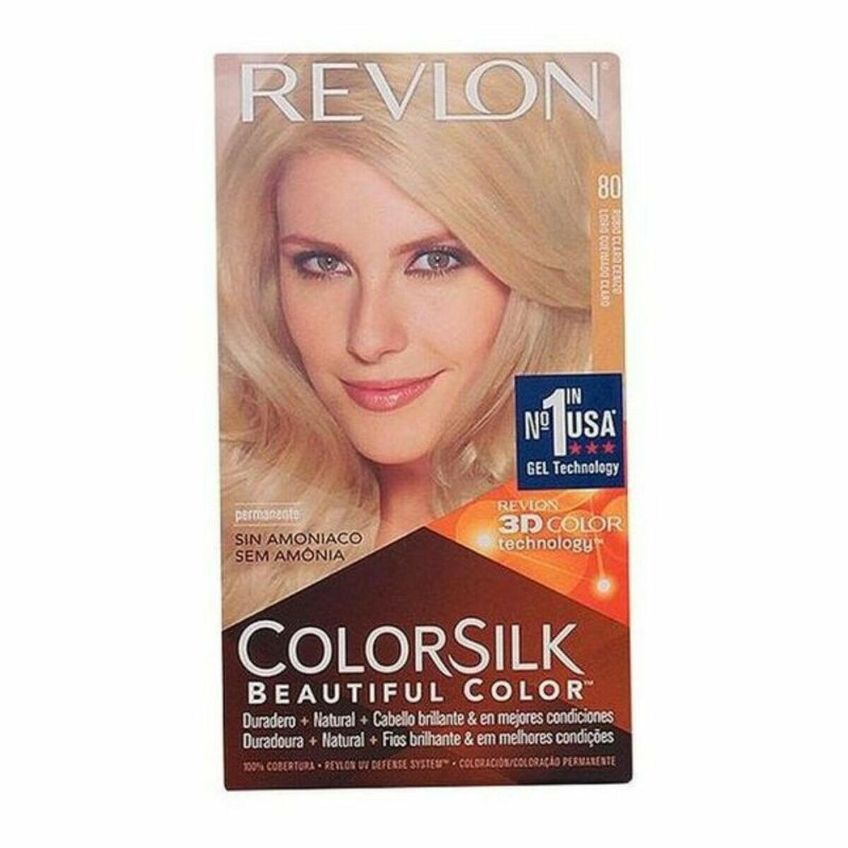 Dye No Ammonia Colorsilk Revlon I0021838 Ash Blonde (1 Unit) - MES49