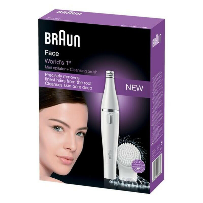 Electric Facial Cleanser/Hair Remover Braun Face 810 - MES49