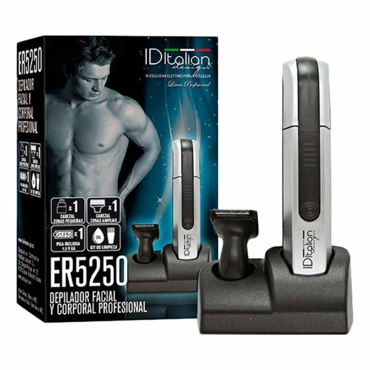 Electric Hair Remover Body & Care ER5250 Id Italian Body Care Trimmer - MES49