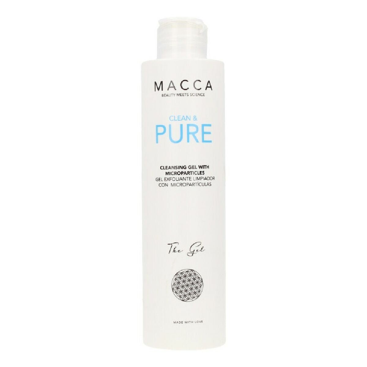 Exfoliating Facial Gel Clean & Pure Macca Clean Pure Soothing 200 ml - MES49