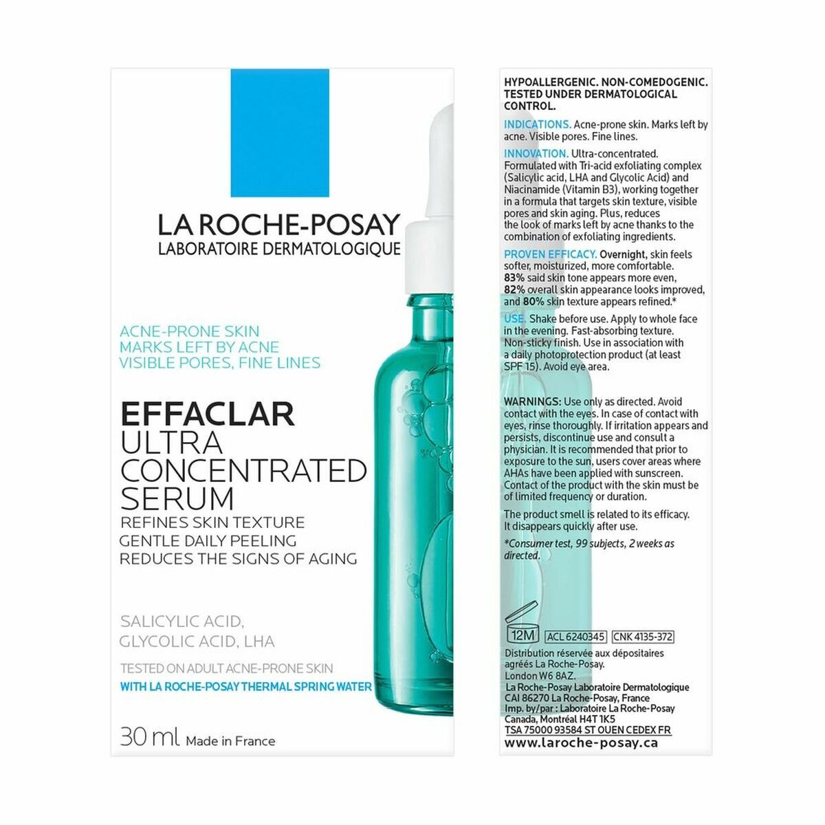 Exfoliating Serum La Roche Posay Effaclar Concentrated (30 ml) - MES49